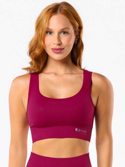 TOP SEAMLESS ESSENTIAL  MARSALA