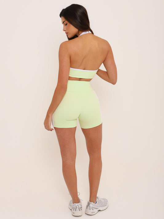 SHORT RETRÔ FRESH MINT COM BRANCO