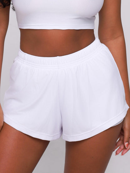 SHORT DRY REFLECT BRANCO
