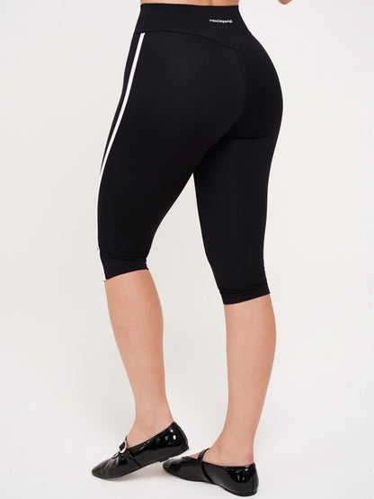 LEGGING CAPRI DUO PRETO COM BRANCO