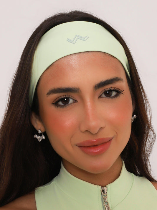 FAIXA DE CABELO BORDADA FRESH MINT