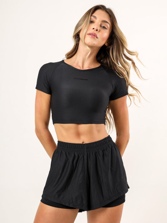 CROPPED SPRINT PRETO