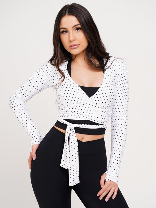 CROPPED LONG SLEEVE POÁ BRANCO