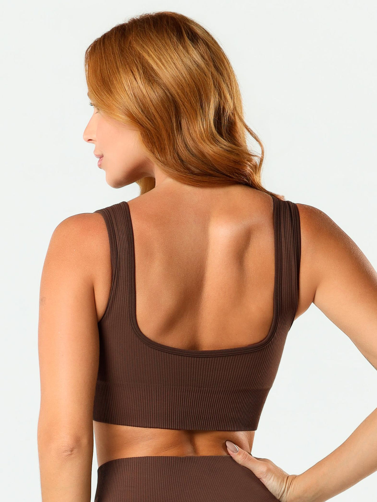TOP SEAMLESS ESSENTIAL  ESPRESSO