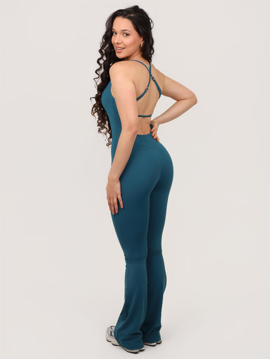 MACACÃO FLARE BESTIE AZUL DEEP