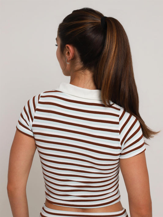 CROPPED POLO CUTE  LISTRADO