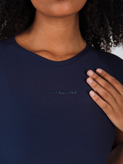 CROPPED SPRINT AZUL MARINHO
