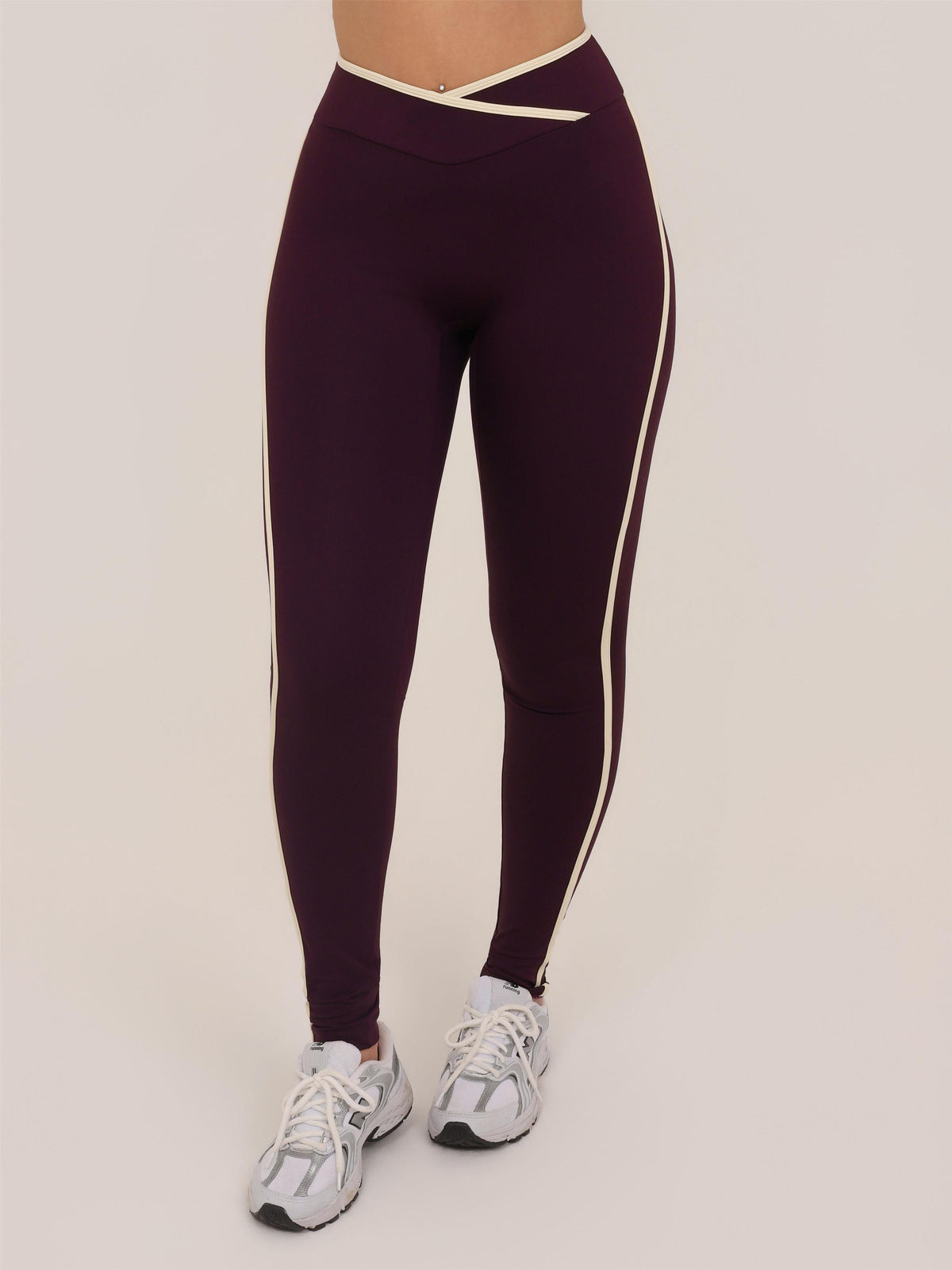 LEGGING CONTRAST WINE COM BAUNILHA
