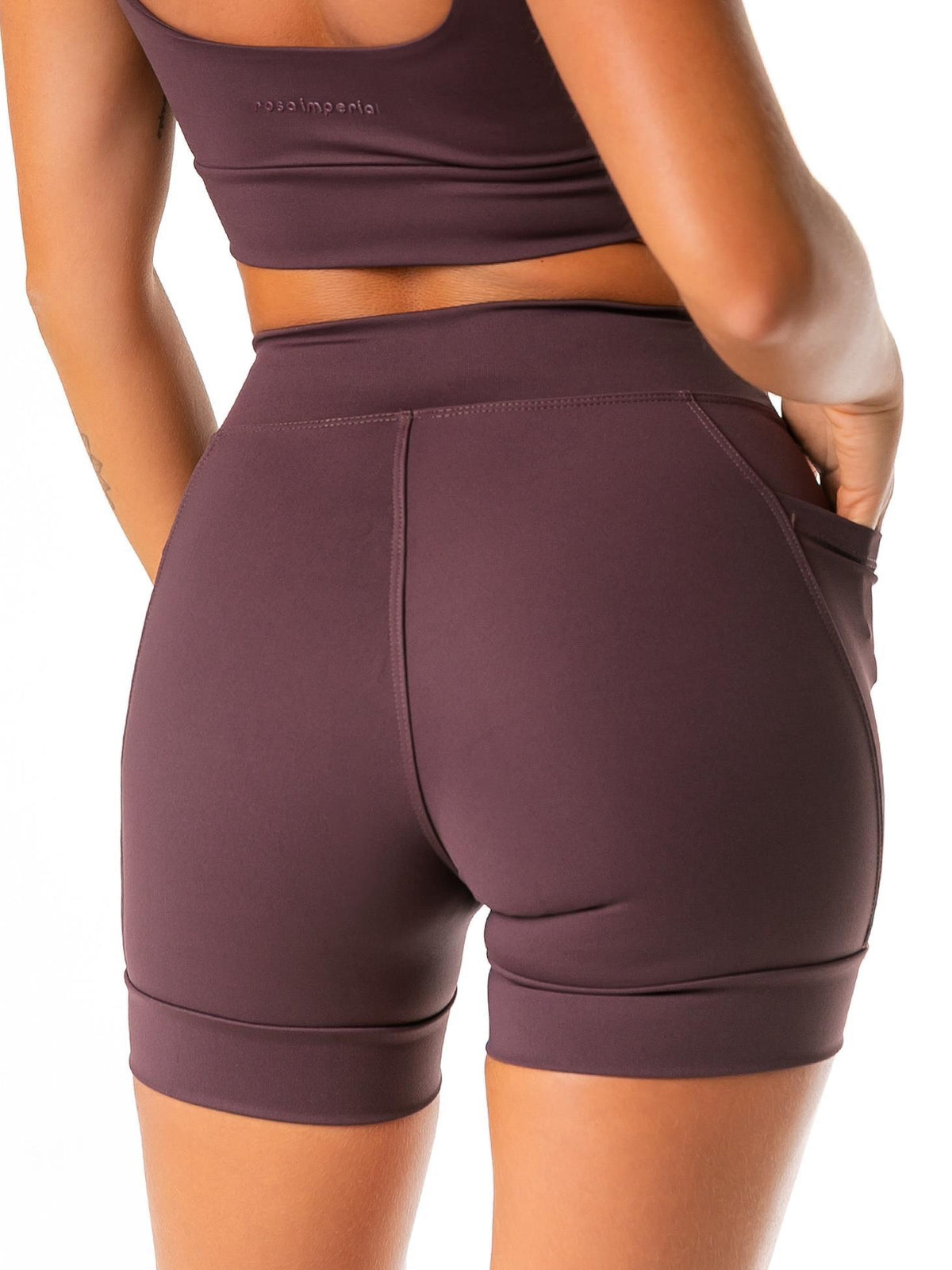 SHORT  PACE BARRADO GRAPE