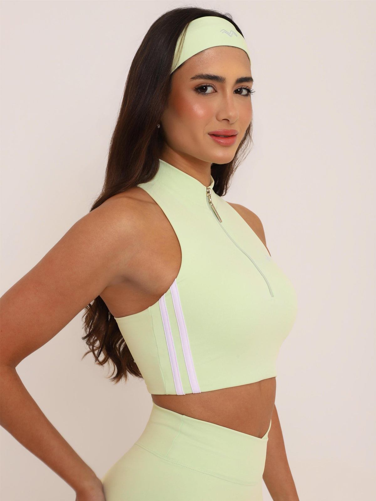 TOP PACE COM ZÍPER FRESH MINT COM BRANCO