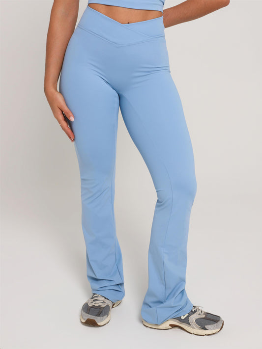 CALÇA FLARE NEW FLEX AZUL SKY