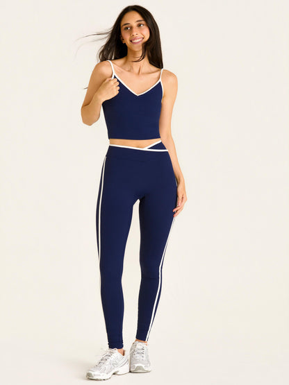LEGGING CONTRAST MARINHO COM OFF