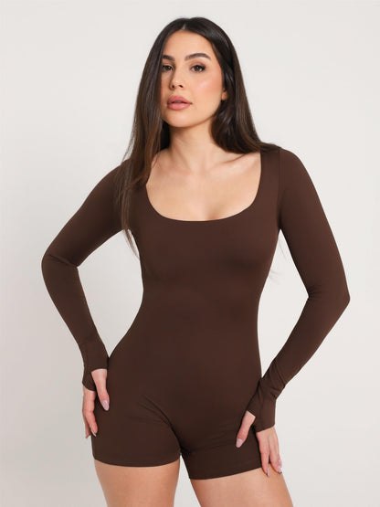 MACAQUINHO NEW MATCH MANGA LONGA BROWN