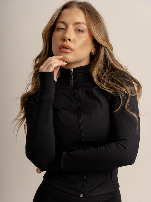 JAQUETA CURVE PRETO