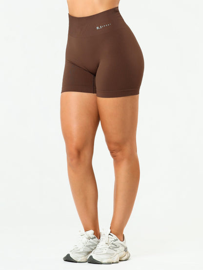 SHORT SEAMLESS SPORT  ESPRESSO