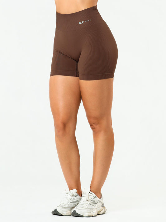 SHORT SEAMLESS SPORT  ESPRESSO