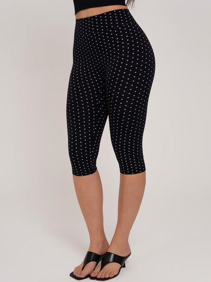LEGGING CAPRI POÁ PRETO