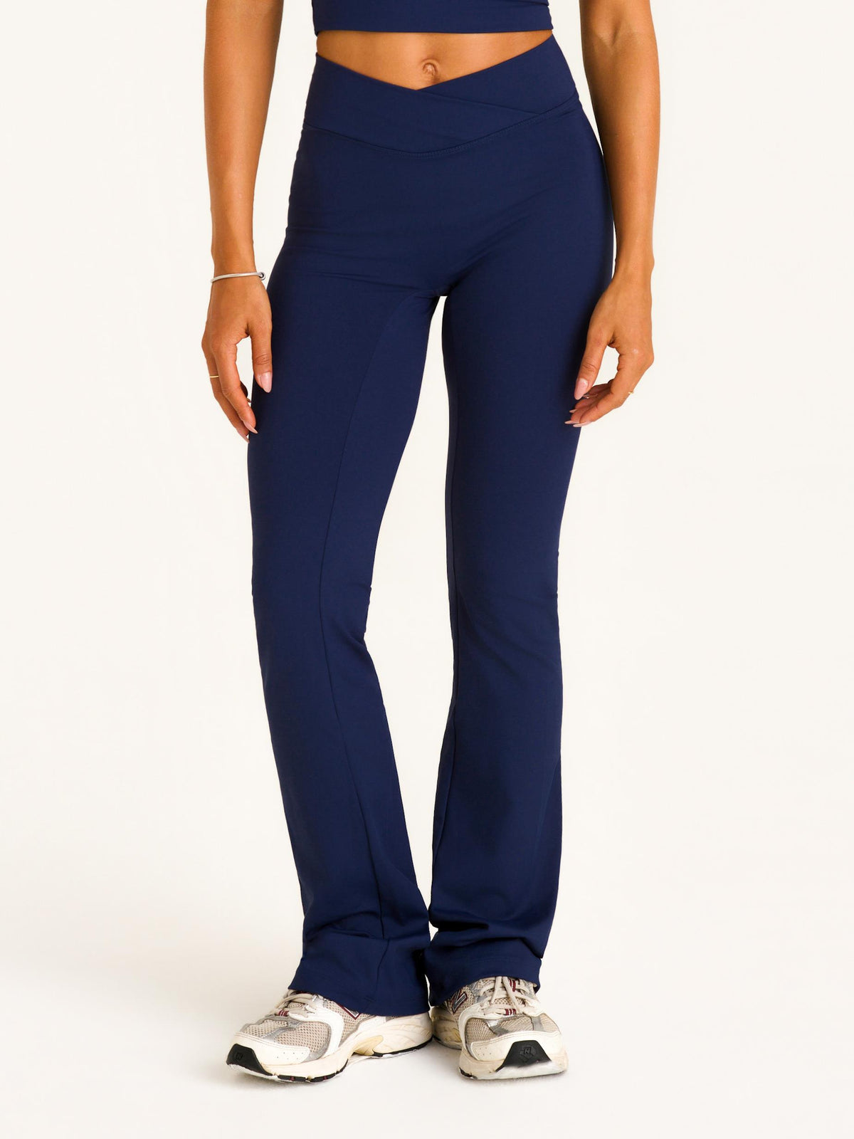 CALÇA FLARE NEW FLEX AZUL MARINHO