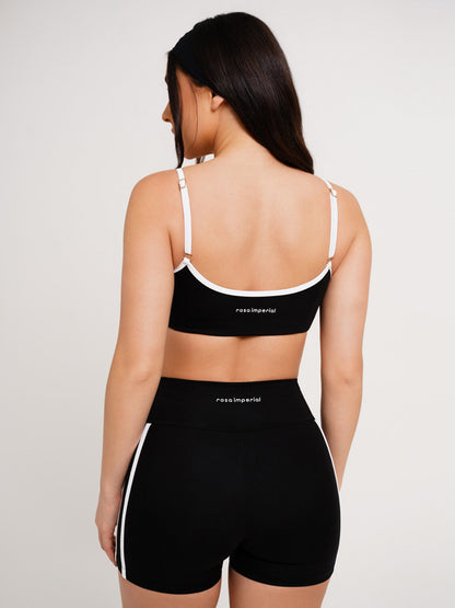TOP CONTRAST PRETO COM BRANCO