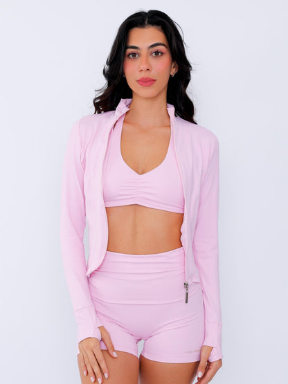 JAQUETA CURVE ROSA BLUSH