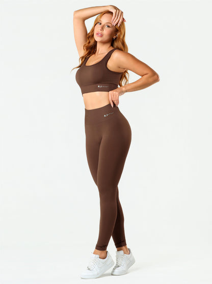 LEGGING SEAMLESS SPORT ESPRESSO