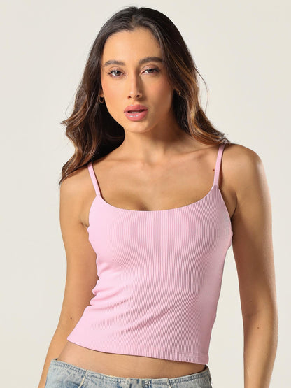 REGATA SAMANTHA CANELADO ROSA BLUSH