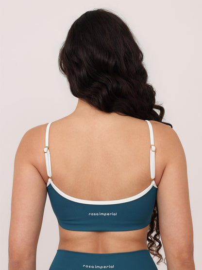 TOP CONTRAST AZUL DEEP COM OFF