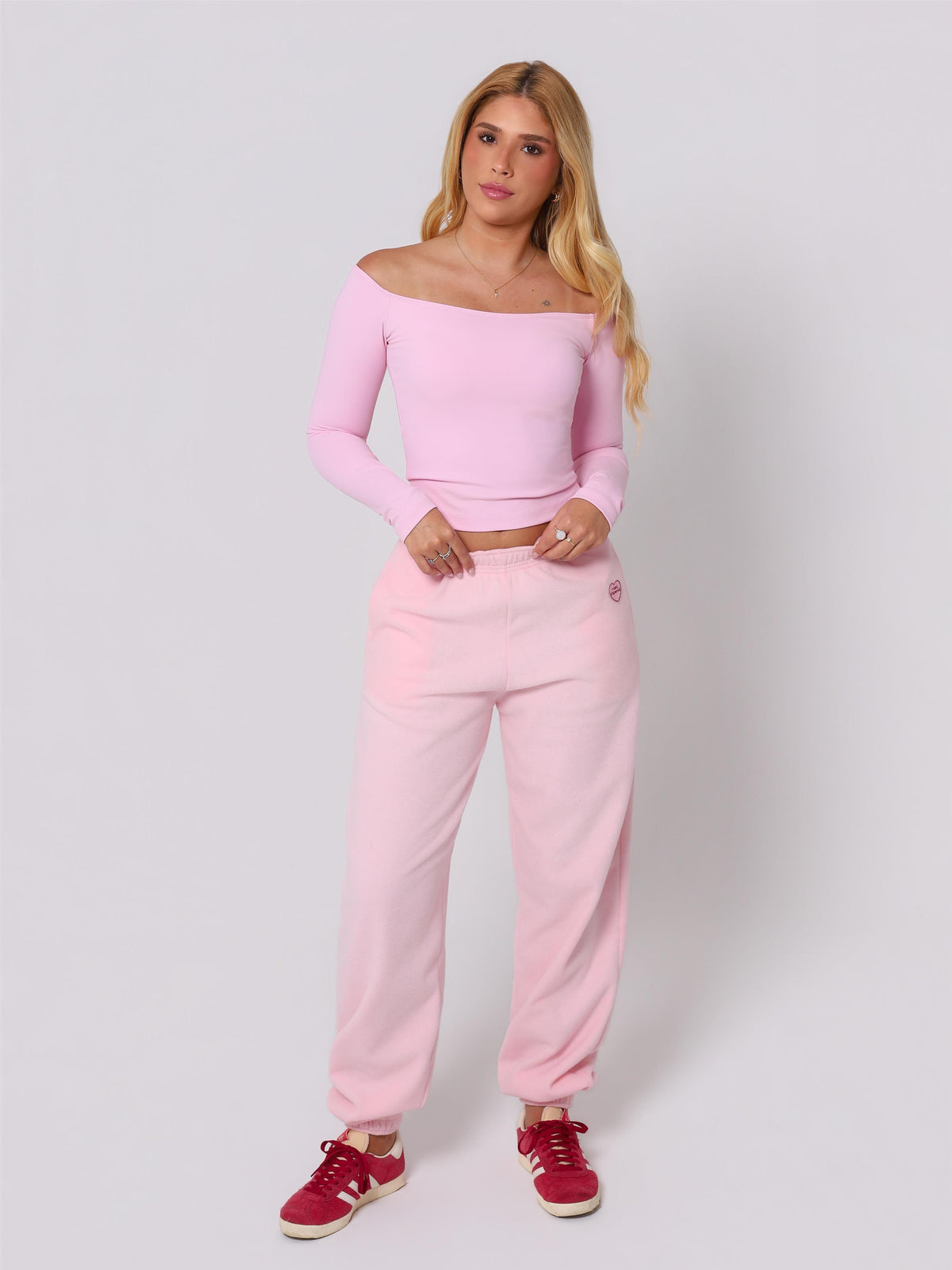 CROPPED SHOULDER ROSA BLUSH