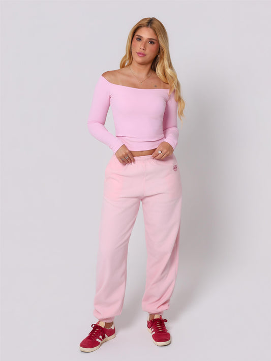 CROPPED SHOULDER ROSA BLUSH