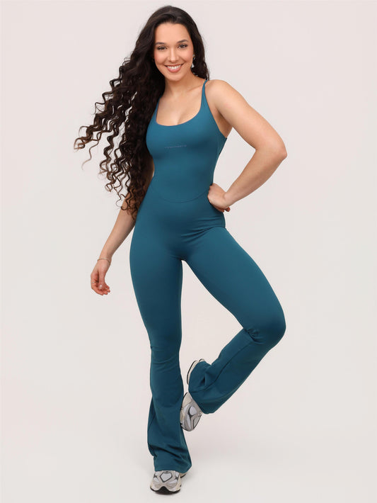 MACACÃO FLARE BESTIE AZUL DEEP