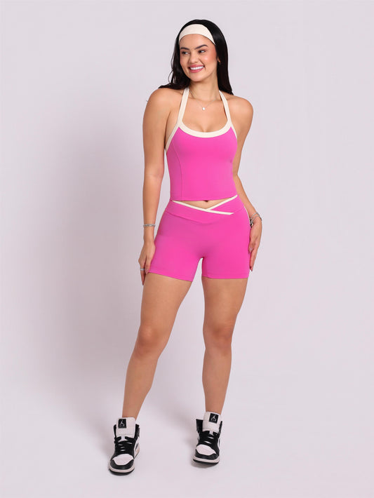 SHORT CONTRAST MILK SHAKE COM BAUNILHA