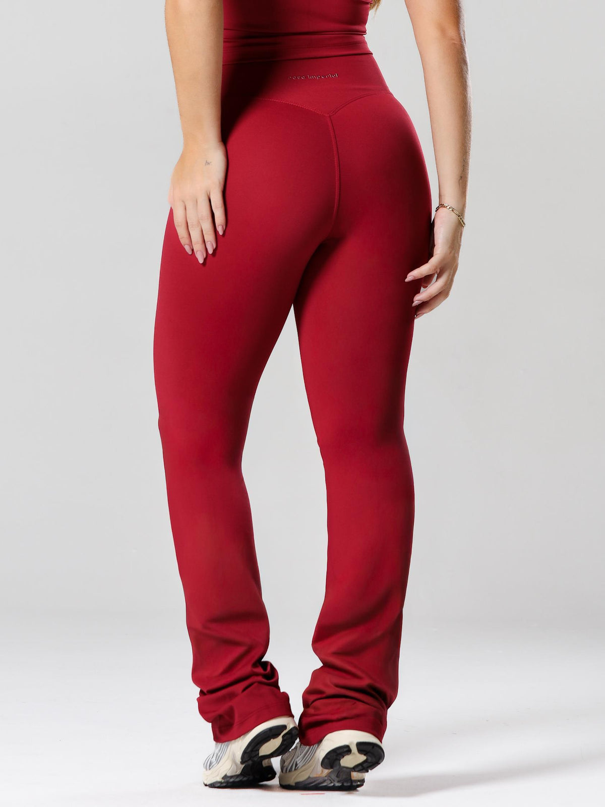 CALÇA FLARE NEW FLEX CHERRY