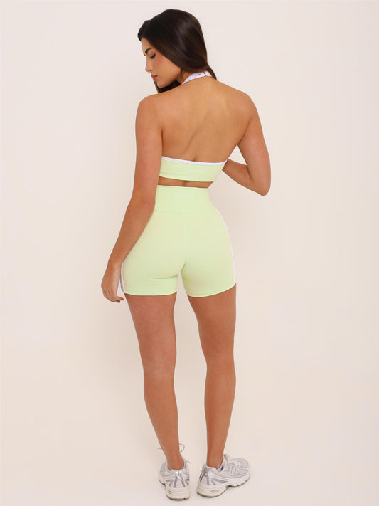 SHORT RETRÔ FRESH MINT COM BRANCO