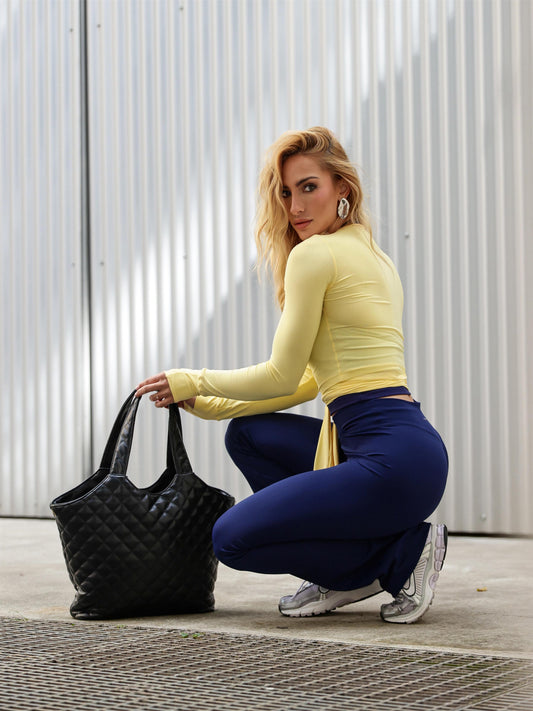 CROPPED LONG SLEEVE AMARELO BUTTER