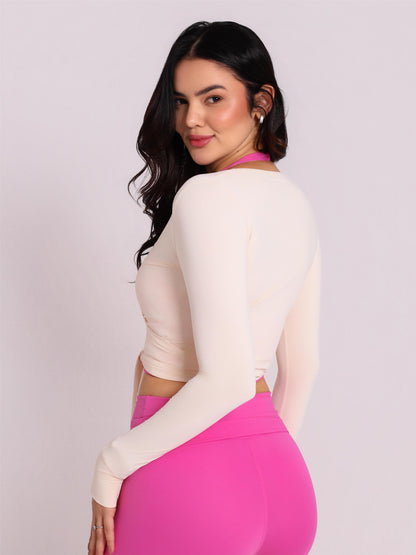 CROPPED LONG SLEEVE BAUNILHA