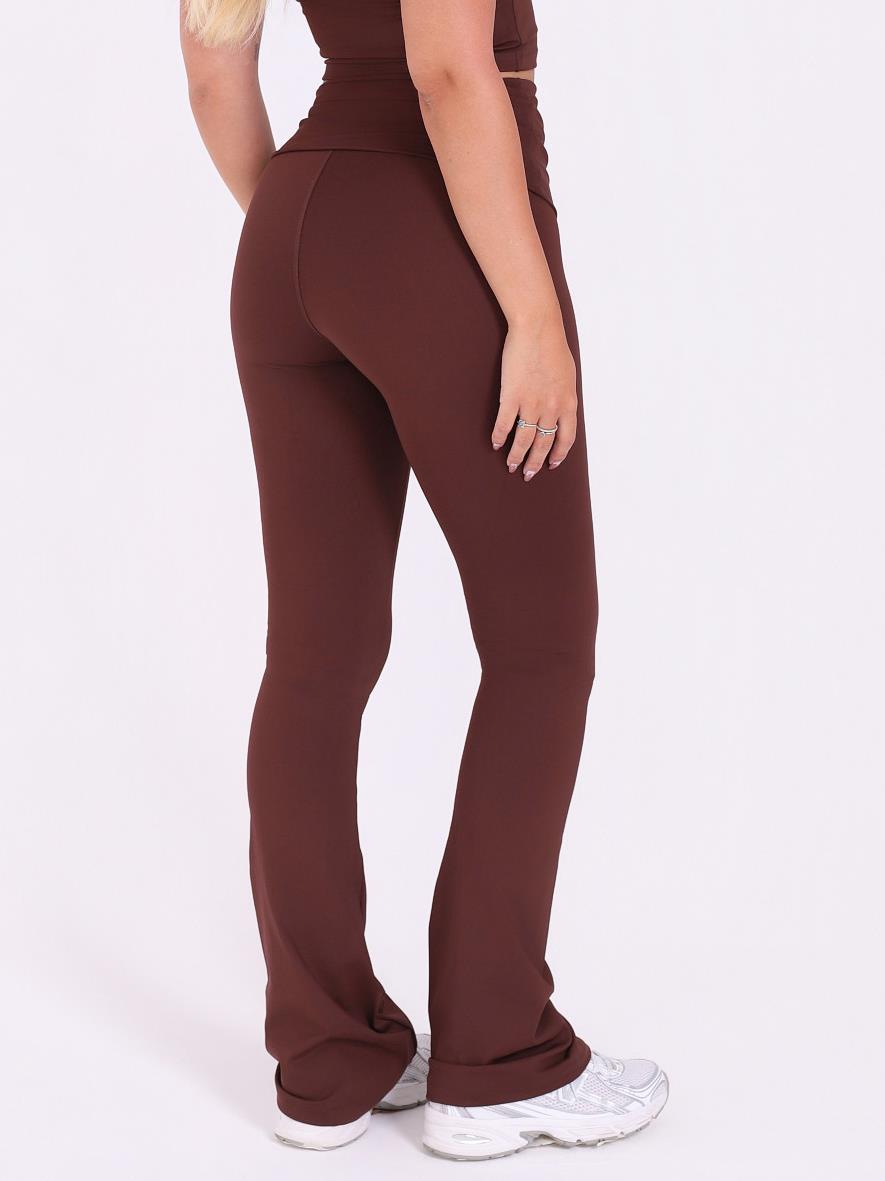 CALÇA FLARE FOLD ESPRESSO