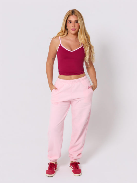 CALÇA JOGGER SOFT ROSA BLUSH