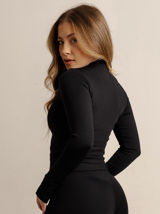 JAQUETA CURVE PRETO